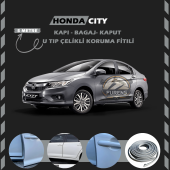Honda City Oto Araç Kapı Koruma Fitili 5metre Parlak Gri Renk thumbnail 1