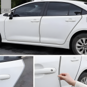 Renault Laguna 3 Oto Araç Kapı Koruma Fitili 5metre Parlak Gri Renk - 6