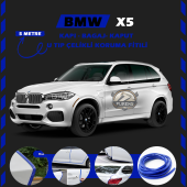 Bmw X5 Oto Araç Kapı Koruma Fitili 5metre Parlak Mavi Renk thumbnail 1