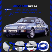 Ford Sierra Oto Araç Kapı Koruma Fitili 5metre Parlak Mavi Renk - 1