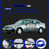 Honda İes Parlak Oto Araç Kapı Koruma Fitili 5metre Parlak Mavi Renk - 1