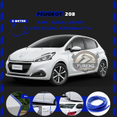 Peugeot 208 Oto Araç Kapı Koruma Fitili 5metre Parlak Mavi Renk thumbnail 1