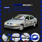 Renault Megane 1 Oto Araç Kapı Koruma Fitili 5metre Parlak Mavi Renk - 1