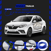 Symbol Thalia Oto Araç Kapı Koruma Fitili 5metre Parlak Mavi Renk thumbnail 1