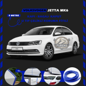 Volksvogen Jetta mk6 Oto Araç Kapı Koruma Fitili 5metre Parlak Mavi Renk - 1