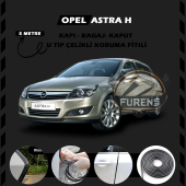 Opel Astra H Oto Araç Kapı Koruma Fitili 5metre Parlak Siyah Renk thumbnail 1