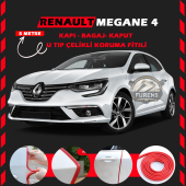 Renault Megane 4 Oto Araç Kapı Koruma Fitili 5metre Parlak Kırmızı Renk - 1