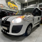 FİAT Doblo D3 - D4 Kasa Uyumlu Brabus Ön Lip 3 Parça Kanatlı Lip - 2