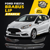 Ford Fiesta 2008-2017 Uyumlu Brabus Ön Lip 3 Parça Kanatlı Lip - 1