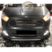 Ford Courier Uyumlu Brabus Ön Lip 3 Parça Kanatlı Lip - 5
