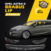 Opel Astra K Uyumlu Brabus Ön Lip 3 Parça Kanatlı Lip - 1