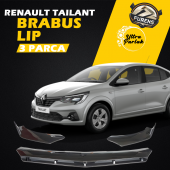 Renault Taliant 2021 Sonrası Uyumlu Brabus Ön Lip 3 Parça Kanatlı Lip - 1