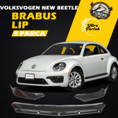 Vw New Beetle 2011-2019 Uyumlu Brabus Ön Lip 3 Parça Kanatlı Lip - 1