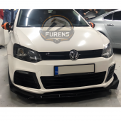 Vw Polo 6r-6c 2009-2017Uyumlu Brabus Ön Lip 3 Parça Kanatlı Lip thumbnail 2