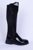 Pierre Cardin 52066 Siyah Rugan Kadın Uzun Bot - 1