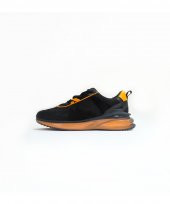 G-MAX BLACK Siyah Turuncu Sneaker Erkek Süet Ayakkabı - 1