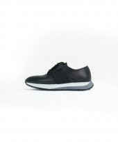 SLIM CLASS Siyah  Sneaker Erkek Deri Ayakkabı - 1
