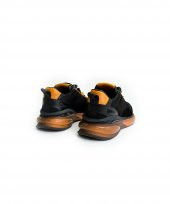 G-MAX BLACK Siyah Turuncu Sneaker Erkek Süet Ayakkabı - 5