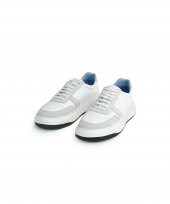 SORTIE WHITE Gri Beyaz Sneaker Erkek Deri Ayakkabı - 4
