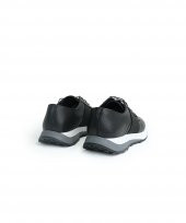 SLIM CLASS Siyah  Sneaker Erkek Deri Ayakkabı - 5