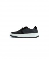 SORTIE BLACK Siyah Sneaker Erkek Deri Ayakkabı - 1