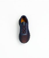 TRACK NAVY Siyah Turuncu Sneaker Erkek Triko Ayakkabı - 2