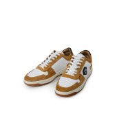 WIGO TABA Bej Beyaz Sneaker Erkek Deri Ayakkabı - 4