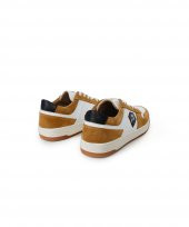 WIGO TABA Bej Beyaz Sneaker Erkek Deri Ayakkabı - 5