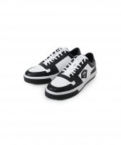 WIGO BLACK Siyah Beyaz Sneaker Erkek Deri Ayakkabı - 4