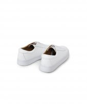 BASIC WHITE Beyaz Casual Erkek Deri Ayakkabı - 5