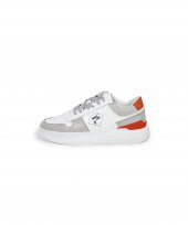 HARVEY GREY Gri Beyaz Sneaker Erkek Deri Ayakkabı - 1