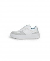 SESTRE GREY Gri Beyaz Sneaker Erkek Deri Ayakkabı - 1