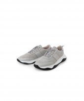 SISEL GREY Gri  Sneaker Erkek Süet Ayakkabı - 4