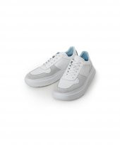 SESTRE GREY Gri Beyaz Sneaker Erkek Deri Ayakkabı - 4