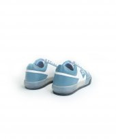 MENTE LILAC Mavi Beyaz Sneaker Erkek Deri Ayakkabı - 5
