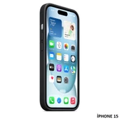 iPhone 15 için MagSafe özellikli Mikro Dokuma Kılıf thumbnail 6