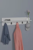 Portmanto Duvar Askılığı Antre Hol Askılık Beyaz - 1