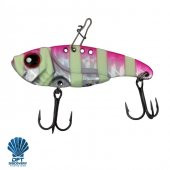 DFT Metal Vibrasyon Suni Yem 14g 5cm Pink Glow Zebra 7732 - 5