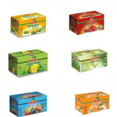 SALLAMA ÇAY 6'LI SET (IHLAMUR,KUŞBURNU,NANE LİMON,KAYISI,MEYVE KARNAVALI,YEŞİL ÇAY) 20'Lİ - 1