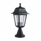 ZERPA Set Üstü Kare Bahçe Armatürü Siyah Z6870 - 1
