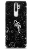 Oppo A5 2020 Uyumlu Kılıf Opus 13 Astronaut on The Moon  Case Kapak Spring - 1