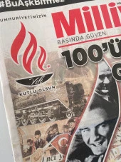 29 Ekim 2023 Milliyet Gazetesi - Cumhuriyetin İlanı 100. Yıl Gazetesi thumbnail 5