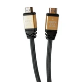 Case 4U Premium 4K HDMI 2.0 Kablo - 60 HZ - Naylon Örgülü - Altın Uçlu - 3 Metre - 4
