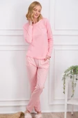 Pierre Cardin 8766 Çizgili Kadın Pijama Takımı thumbnail 3
