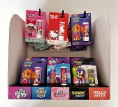 Lipcare pamuk şeker sonic-paw petrol-hello kitty-my little pony-lol 5 gr dudak kremi 36 lı stant - 1