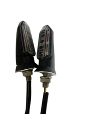 Carub Motosiklet Sinyal Lamba Üniversal 12V Beyaz Cam Sarı Led 2Li - 2