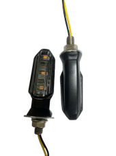 Carub Motosiklet Sinyal Lamba Üniversal 12V Beyaz Cam Sarı Led 2Li - 5