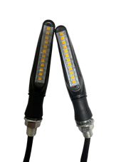 Carub Motosiklet Üniversal Sinyal Lambası12V Kayar Sarı 2Li - 3