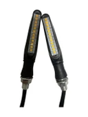 Carub Motosiklet Üniversal Sinyal Lambası12V Kayar Sarı 2'Li - 3