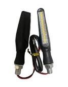 Carub Motosiklet Üniversal Sinyal Lambası12V Kayar Sarı 2'Li - 4